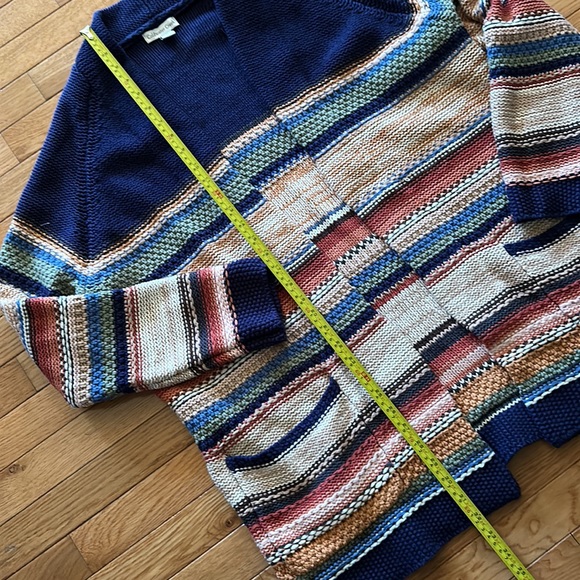 Vintage cotton-blend Coldwater Creek cardigan sweater with front pockets - Picture 5 of 10